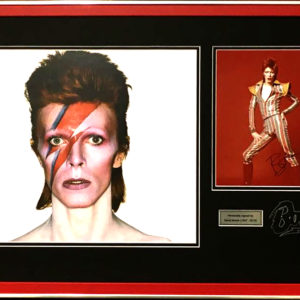 David Bowie (1947 – 2016) Signed Presentation Framed