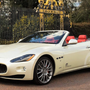 Maserati Grancabrio London Cruise with 3-Course Meal at Marco Pierre White’s Steakhouse Co. Chelsea for 2 people