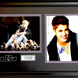 Justin Bieber Signed Presentation