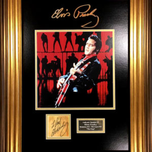 Elvis Presley Signed Presentation