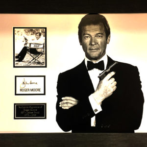 Roger Moore (1927-2017) James Bond Signed Presentation