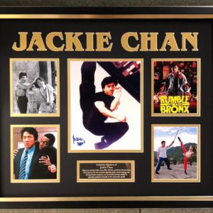 Jackie Chan Signed Presentation Framed